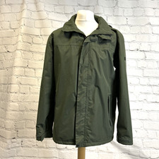 Regatta Mens Coat Jacket Khaki Green Rain Outdoors Hiking Fleece Lined Large