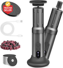 Electric Foot Callus Remover - 2-In-1 Rechargeable Cordless Foot File with LCD D