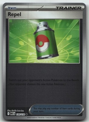 Repel foil Uncommon ME01: Mega Evolution 126/132 NM