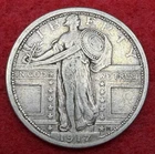 1917 Type 1 Standing Liberty Quarter 25 Cent Piece Fine VF Excellent Coin