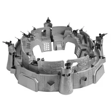 TimMee Processed Plastic Star Attack BATTLE STATION Tim Mee Action Figure 4 Base