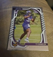 2022 Absolute Green Ty Chandler RC #197 Minnesota Vikings Rookie Card. rookie card picture