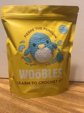 Pierre The Penguin the Wobbles Learn to Crochet Kit With Hook