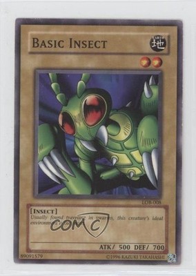 Basic Insect YuGiOh Legend of Blue Eyes White Dragon #LOB-008 2002