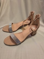 MADDEN NYC Block Heel City Sandal Blush Size 9 1/2 New in Box, With Tags
