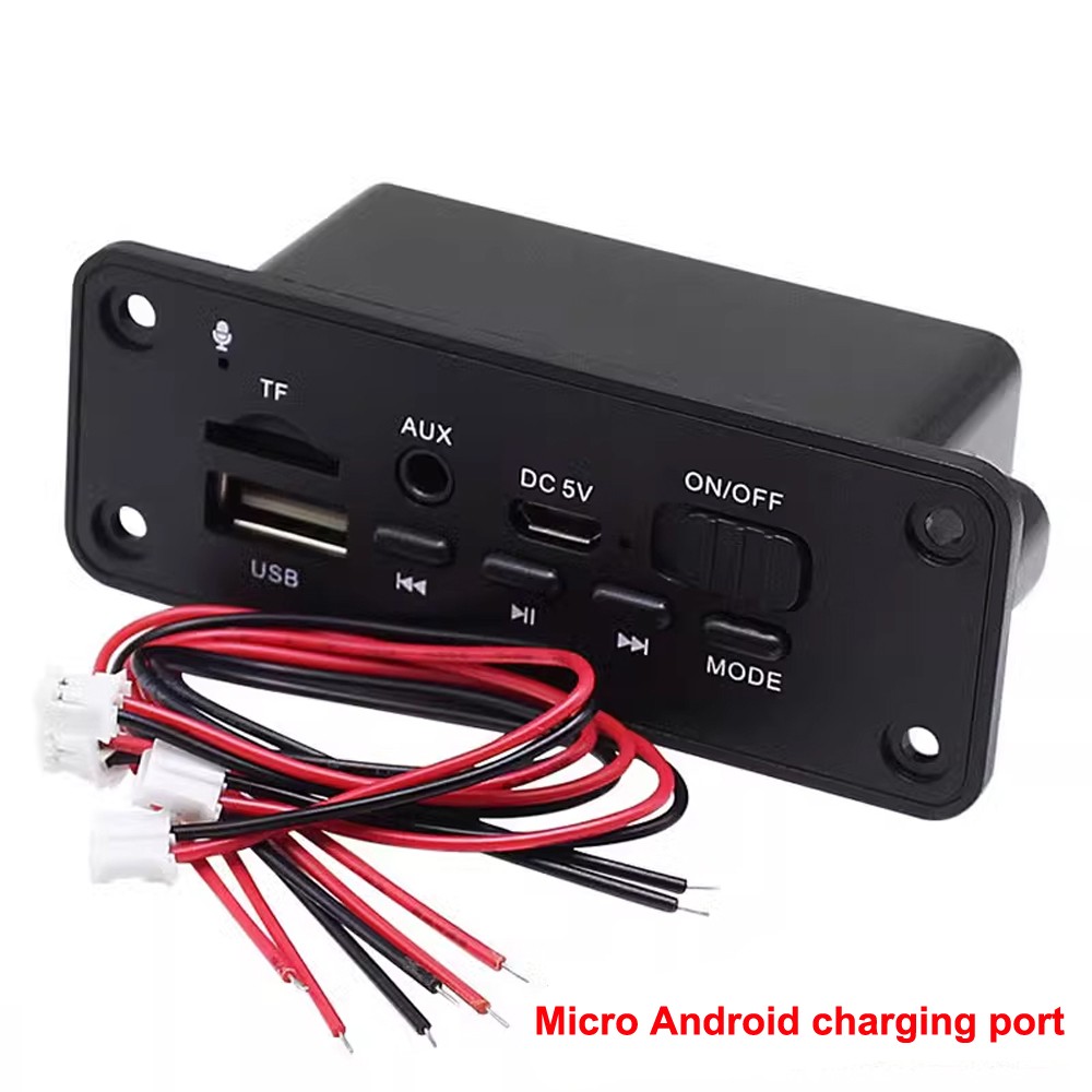 Bluetooth MP3 Decode Board 2*5W Supports Hands-free Calling FM/USB/TF/AUX Player