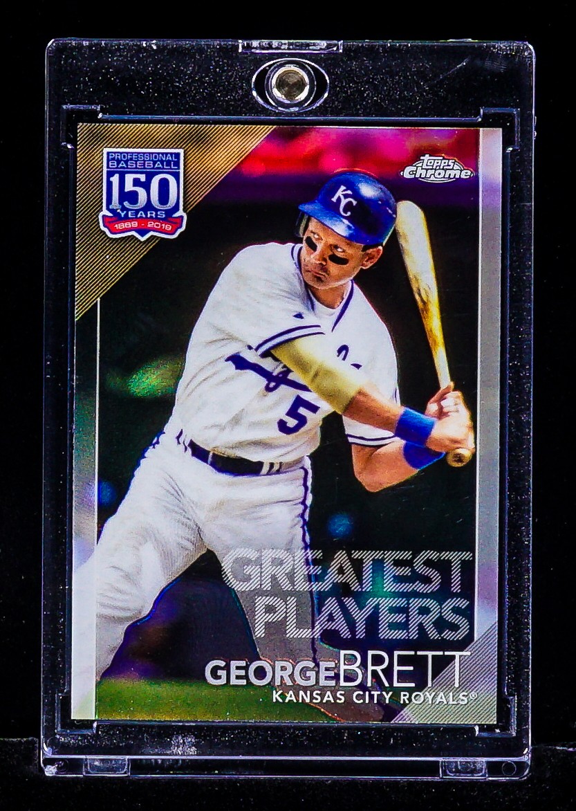 George Brett RARE REFRACTOR HOLO PRIZM INVESTMENT CARD Kansas City Royals SSP
