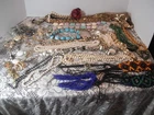 Lot of Vintage Costume Jewelry--19 Necklaces--16 Pins & Sets of Earrings