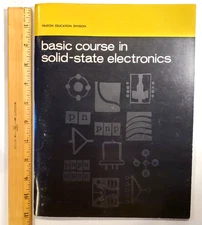 A Basic Course in Solid-State Electronics Softcover Book Texas Instruments 1969