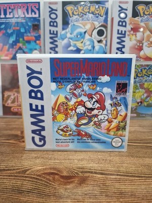 Super Mario Land - Ersatz Clear Plastic Game Case / Box Nintendo Gameboy