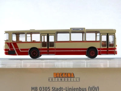 Brekina 50700 MB O 305 Stadt-Linienbus "VÖF" (1972)  in beige/rot 1:87/H0 OVP - Bild 1 von 4