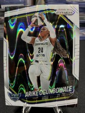 2025 Panini Prizm WNBA White Seismic Prizm #73 Arike Ogunbowale