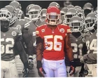 Kansas City Chiefs Derrick Johnson Signed 8x10 Photo Beckett Certified