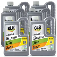 6-Pack Calcium CLR Lime Rust Limescale Stain Remover Cleaner 28 Oz.