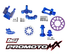 ALUMINUM COMBO UPGRADE PARTS SET FOR 1/4 LOSI PROMOTO-MX MOTORCYCLE  LOS06002