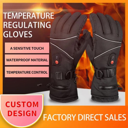 Beheizte Handschuhe + 2X 5000mAh Electric Battery Wiederaufladbar Touchscreen DE - Bild 2 von 18