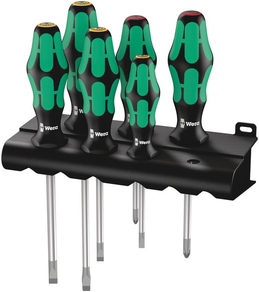 334/6 Rack Schraubendrehersatz Kraftform Plus Lasertip + Rack, 6-Teilig-image