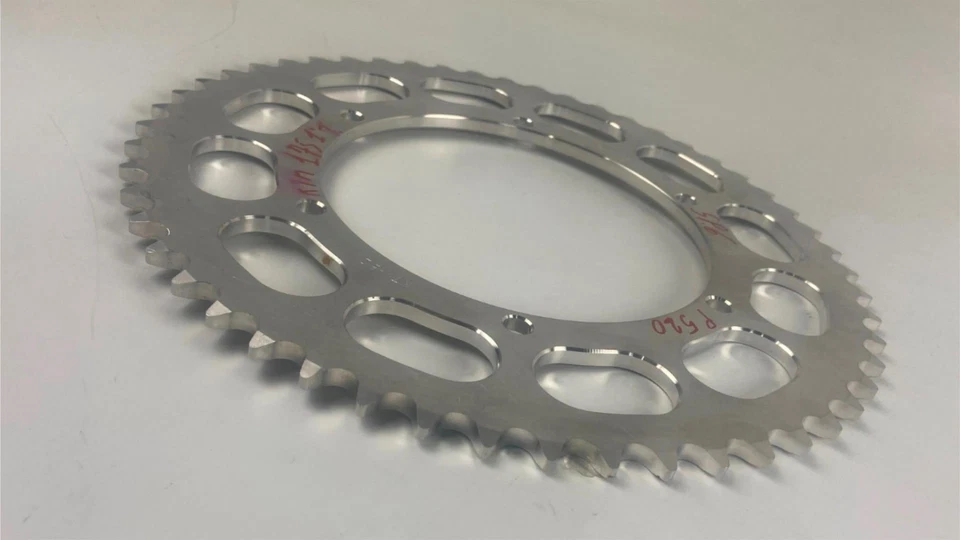 KTM PENTON 175 1972-73 piñón 52T grueso 6 mm cadena 520 aleación jackpiner ergal Foto 2 de 4