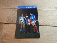 DIEGO MARADONA / PELE / PLATINI Repro-Autogramm -ca. 10x16 - (845)