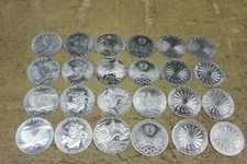 Selection 10 DM Silver 1972 Olympia Munich, all letters + motifs available