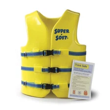 Texas Recreation Super Soft USCGA Ski Vest Adult - Size Small