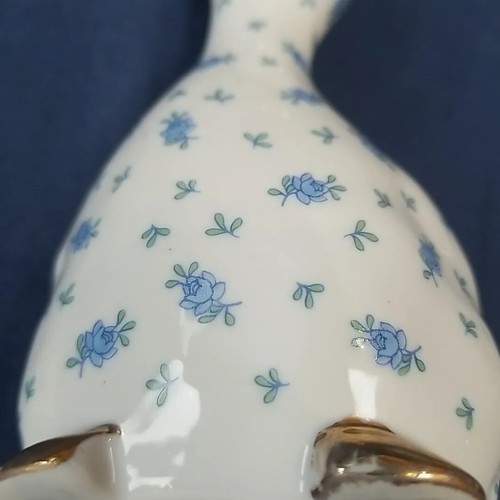 Laura Ashley Photo Frame Ornate Petite Fleur Blue White Floral Ceramic Duck Vase - Picture 23 of 24