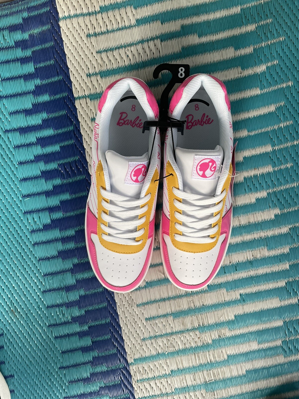 SOLDOUT RARE BARBIE MOVIE SNEAKERS AIR FORCE ONES STYLING WOMENS 8 image 4