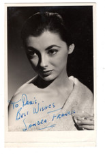 Sandra Francis (1933-1981) Signed Photo 1960s / Autographed Actress