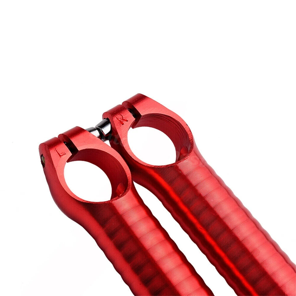 Extremos de barra de bicicleta de montaña aleación de aluminio ergonómico pequeño MTB manillar plano bicicleta Foto 3 de 4