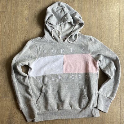 pink tommy hilfiger hoodie
