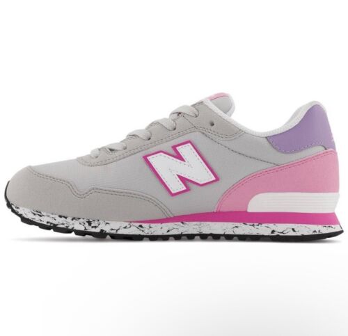 New Balance 515 V1 Mädchen Schuhe Größe 6 Weite Wildleder Cloud Pink Grau - Bild 4 von 5