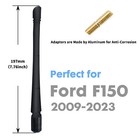 7" For Ford F150 2009-2024 Short Antenna Replacement Black Radio AM/FM Mast