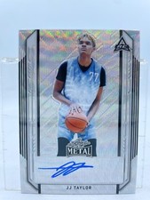 Leaf Metal JJ Taylor ARC Chrome Wave RC Auto Basketball 2021-22 