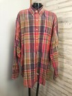 Ralph Lauren Polo Men's Multicolor Plaid 100% Cotton Button Down XL