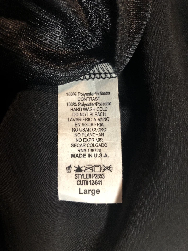 Honey Punch Sheath Little Black Dress Beaded Neckline Lined Womens Large - Image 4 of 4