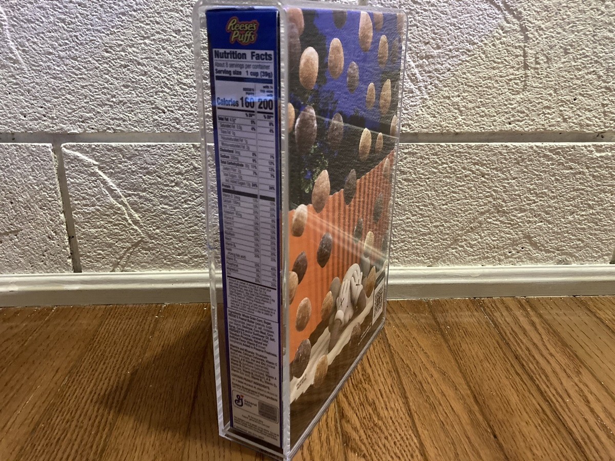 Reese's Puffs X KAWS Céréales Edition Limitée Giant Size - Très Rare, Sortie 2021
