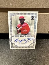 2020 HECTOR YAN LEAF ULTIMATE DRAFT AUTO ROOKIE BA-HY1
