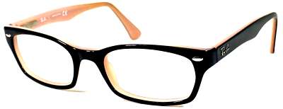 Ray-Ban Eyeglass Frames RB 5150 5024 Black Pink Womens Rectangular 50-19-135 Ray-Ban RB5150 5024 Womens Eyeglasses Frames Black Pink  main image 4