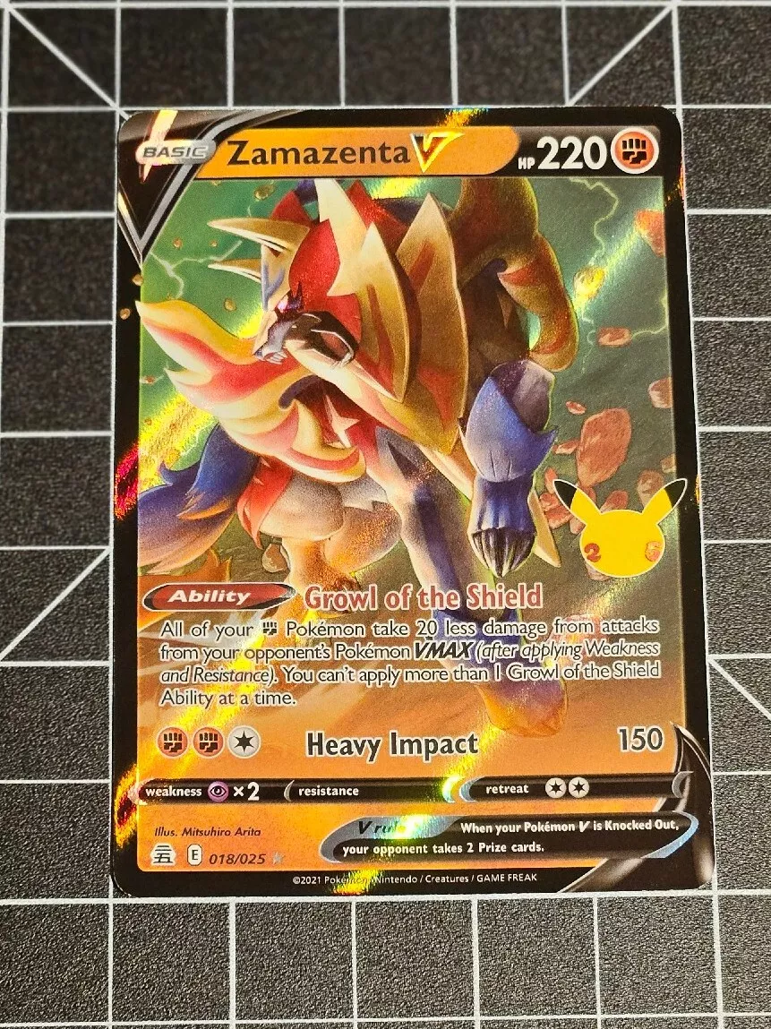 POKÉMON TCG - Zamazenta V Ultra Rare - 018/025 – Hero Stash