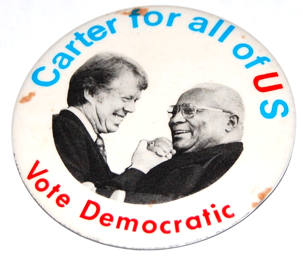 1976 JIMMY CARTER campaign pin pinback button political president presidential