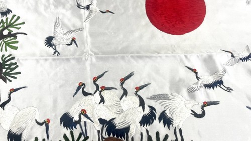Bordado chino de seda tejido a mano - 100 grúas (153 cm x 73 cm) #3 - Imagen 6 de 8