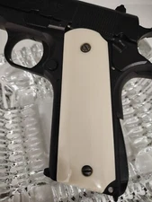 1911 Grips Full Size,Bonded Ivory Smooth Classic,Fits Colt,Kimber,Springfield