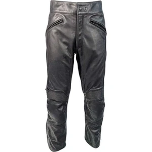 Richa Cafe Motorcycle Motorbike Leather Trouser Black