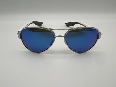 NEW Costa Del Mar LORETO Polarized Sunglasses Palladium / Blue Mirror Glass 580G
