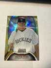 2011 Bowman Sterling Trevor Story Gold Refractor Rookie RC #/50 Rare 24 Baseball