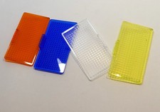 Wide Angle Color Filter Attachment for flash color correction Orange Blue Yellow