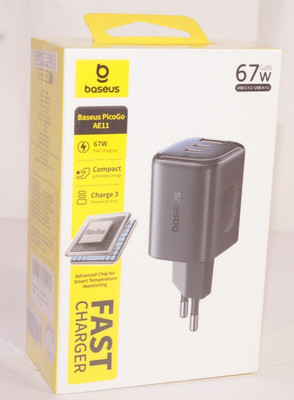BASEUS PicoGo AE11 67W 2x USB-C & 1x USB-A  Schnellladegerät