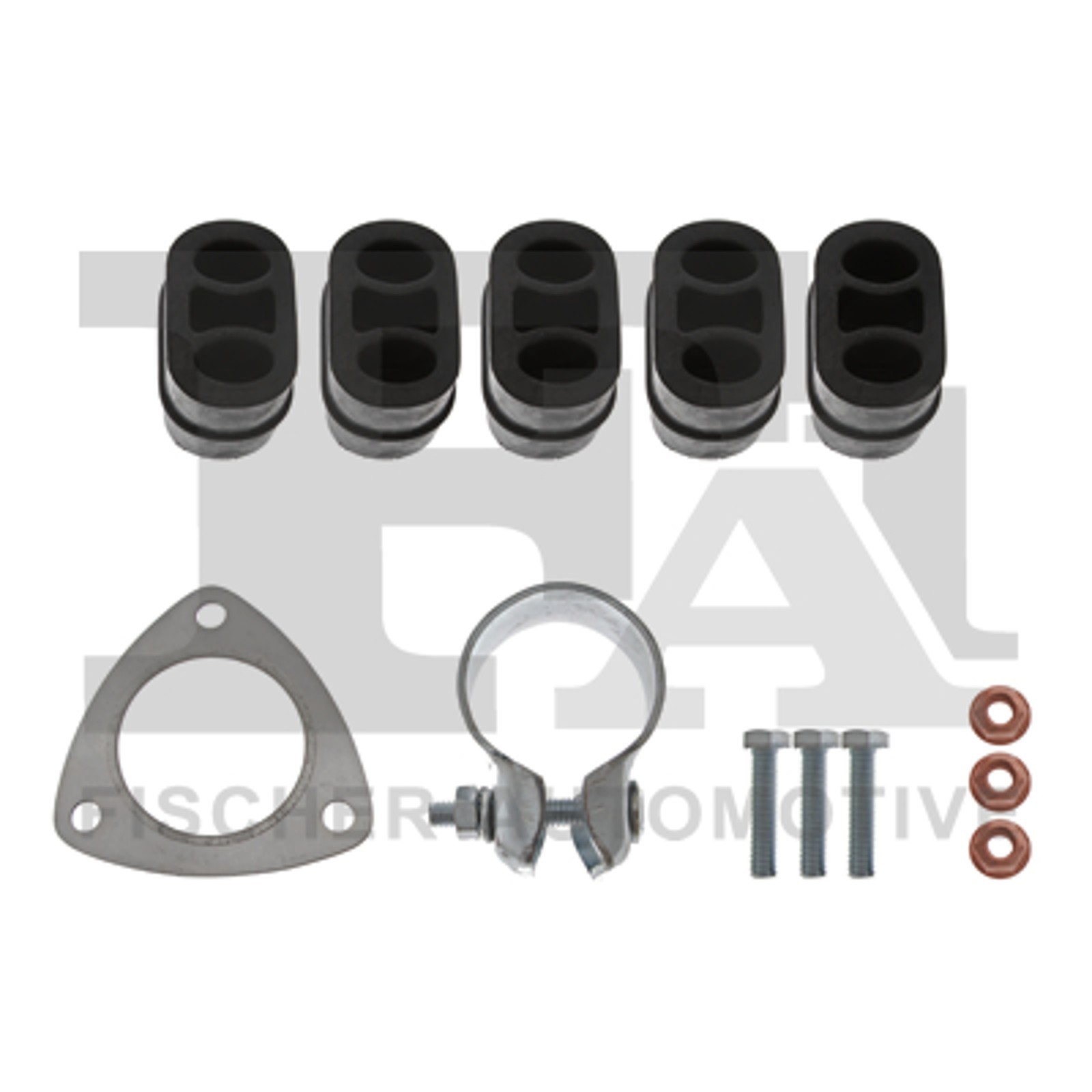 FA1 Montagesatz Abgasanlage KA120770 FüR Opel X03 X01 Corsa MittelschalldäMpfer-image