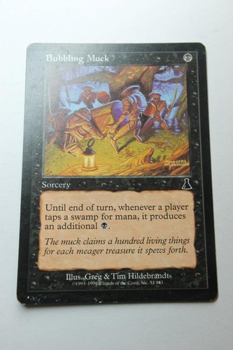 MTG Bubbling Muck x1 - -Urza's Destiny-Mod/Hvy Play
