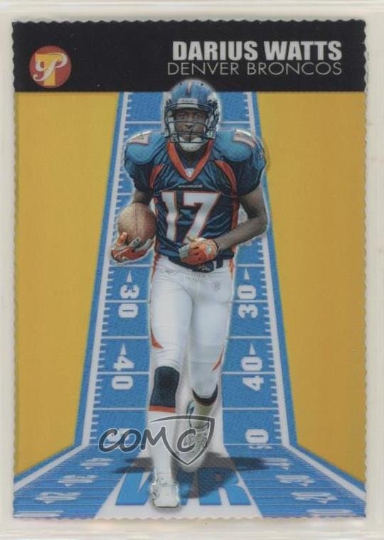 Darius Watts Topps Pristine #69 Gold Refractor